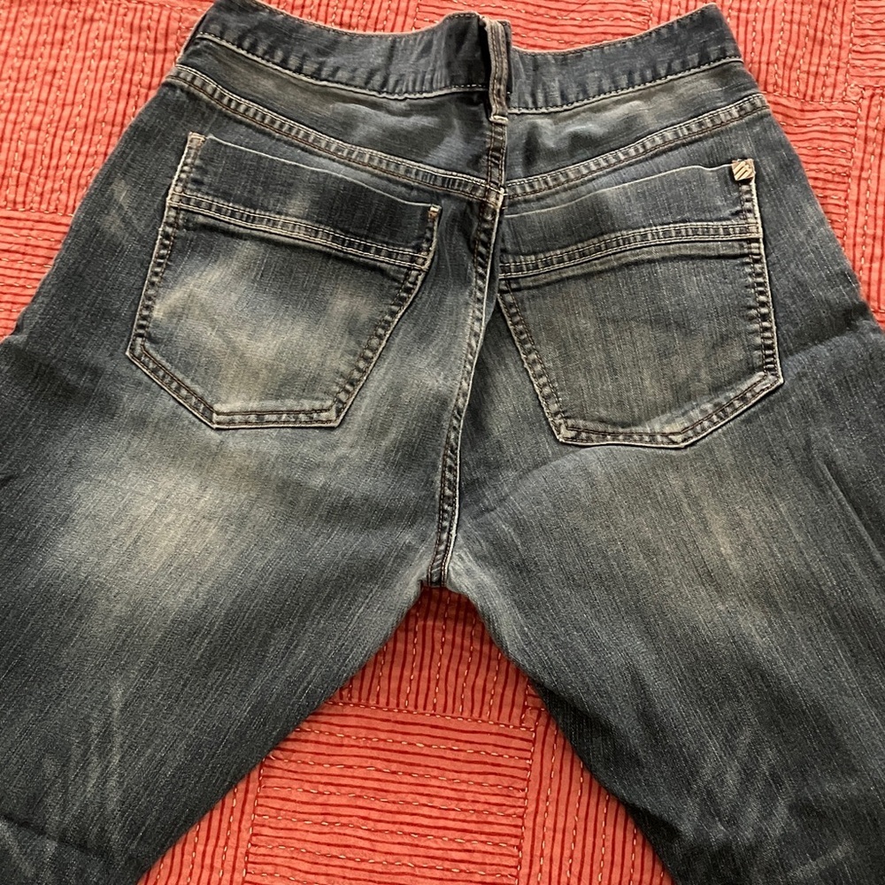 Brody Mens size W34L28.5 blue faded Jeans - Picture 14 of 15